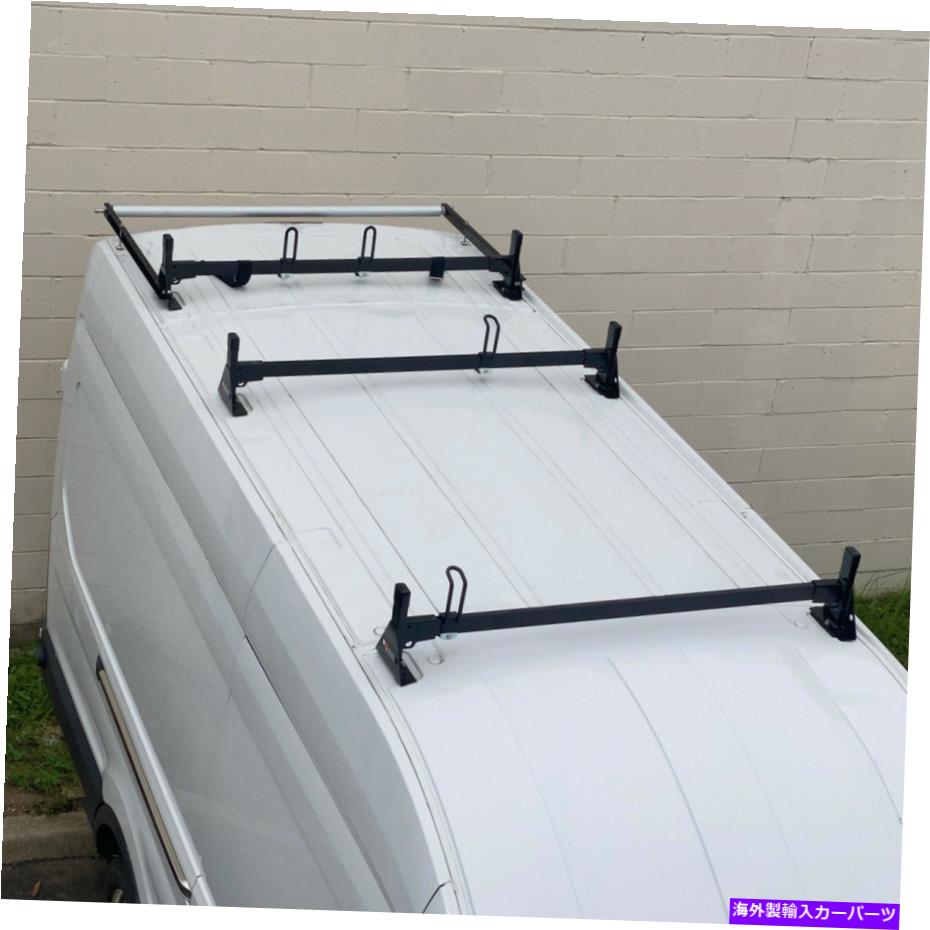 ルーフキャリア H1 3バーアルミニウムラダールーフラックw/ローラーフィット：フォードトランジットハイルーフ2015-on H1 3 Bar Aluminum Ladder Roof Rack w/Roller Fits:Ford Transit High Roof 2015-On【並行輸入品】｜Us Custom Parts Shop USDM