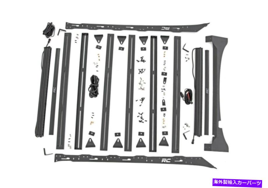 ルーフキャリア ラフカントリーモジュラールーフラックシステム、LED、19-20フォードF-150; 51025 Rough Country Modular Roof Rack System w/ LEDs, 19-20 Ford F-150; 51025【並行輸入品】