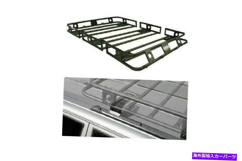 ルーフキャリア 98-01のSmittybilt suzu Trooper Defender Welded Roof Bracket 35504 + AM-6 Smittybilt For 98-01 Isuzu Trooper Defender Welded Roof Bracket 35504 + AM-6【並行輸入品】