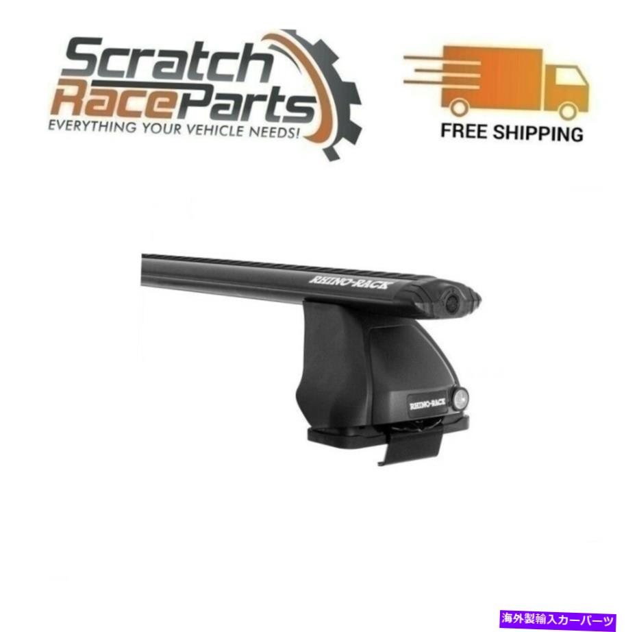 ルーフキャリア Rhino Rack Vortex Black 2バールーフラックリンカーン、フォード、三菱07-15 JA3259 Rhino Rack Vortex Black 2 Bar Roof Rack For Lincoln,Ford,Mitsubishi 07-15 JA3259【並行輸入品】