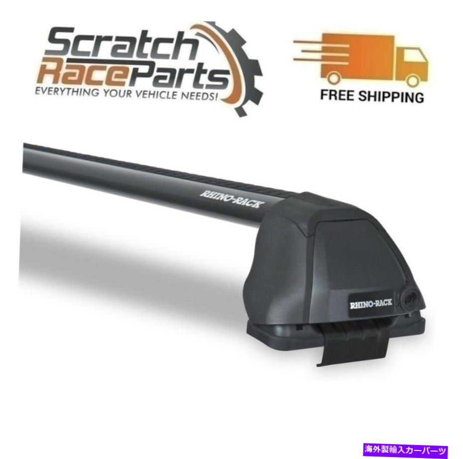 ルーフキャリア RS438B Rhino Rack Vortex 2500 RS 04-12キャニオン/コロラドのブラック2バールーフラック RS438B Rhino Rack Vortex 2500 RS Black 2 Bar Roof Rack For 04-12 Canyon/Colorado【並行輸入品】