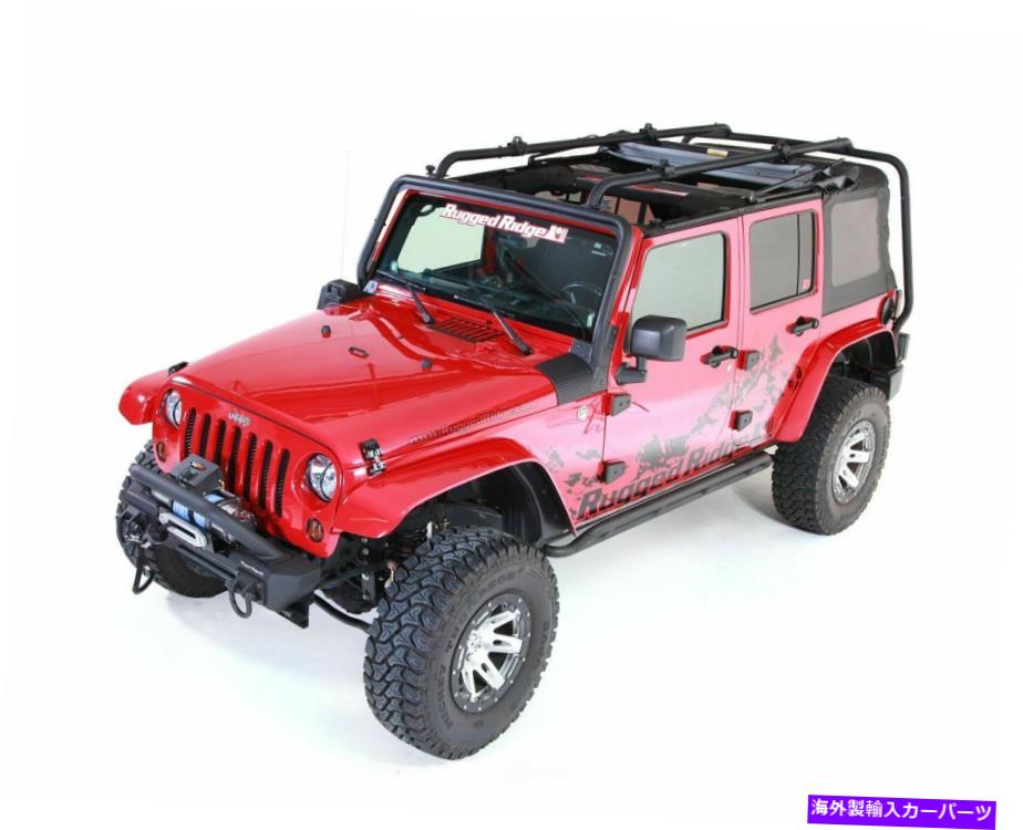 ルーフキャリア ルーフラックシェルパラッジリッジ11703.02 Roof Rack-Sherpa Rugged Ridge 11703.02【並行輸入品】|Us Custom Parts Shop USDM