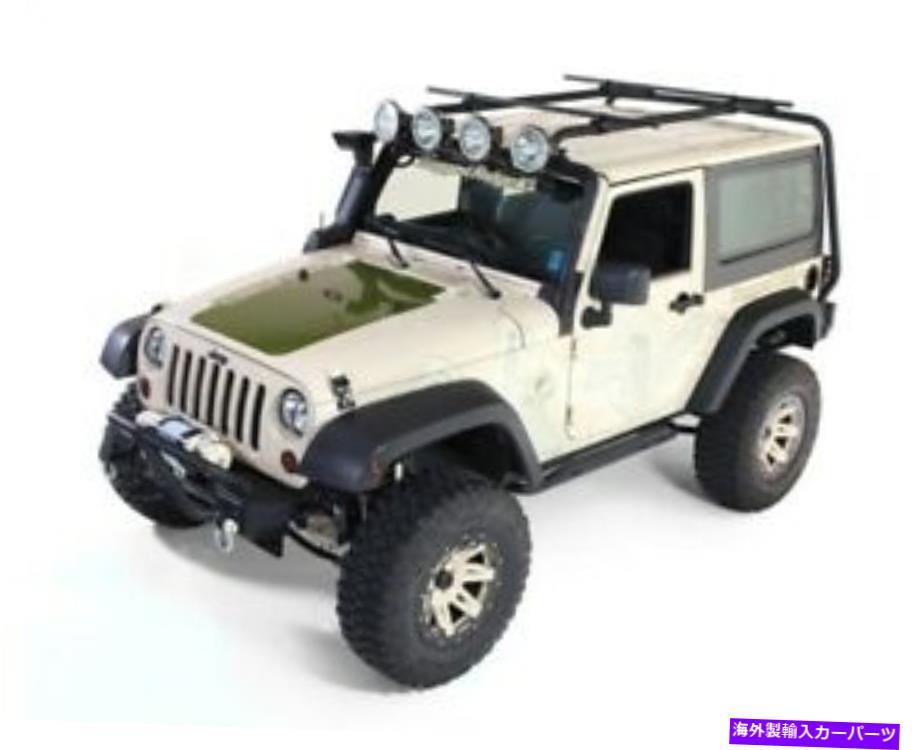 ルーフキャリア 頑丈なリッジフィット07-18ジープラングラー2ドアシェルパルーフラックキット Rugged Ridge fit 07-18 Jeep Wrangler 2-Door Sherpa Roof Rack Kit【並行輸入品】