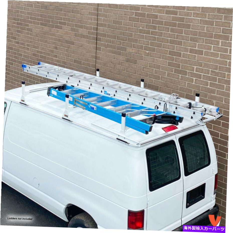 ルーフキャリア H1 3バーアルミニウムラダールーフラックw/ローラーフィット：フォードエコノリン1992-on H1 3 Bar Aluminum Ladder Roof Rack w/Roller Fits: Ford Econoline 1992-On【並行輸入品】 135,685円
