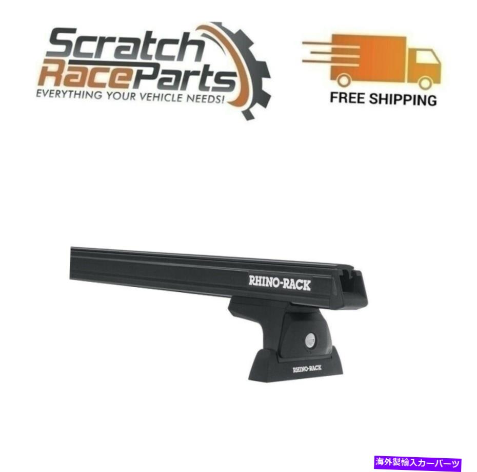 ルーフキャリア Rhino RackヘビーデューティRLT600ブラック2ラングラーJK用バールーフラック07-18 JA6388 Rhino Rack Heavy Duty RLT600 Black 2 Bar Roof Rack For Wrangler JK 07-18 JA6388【並行輸入品】