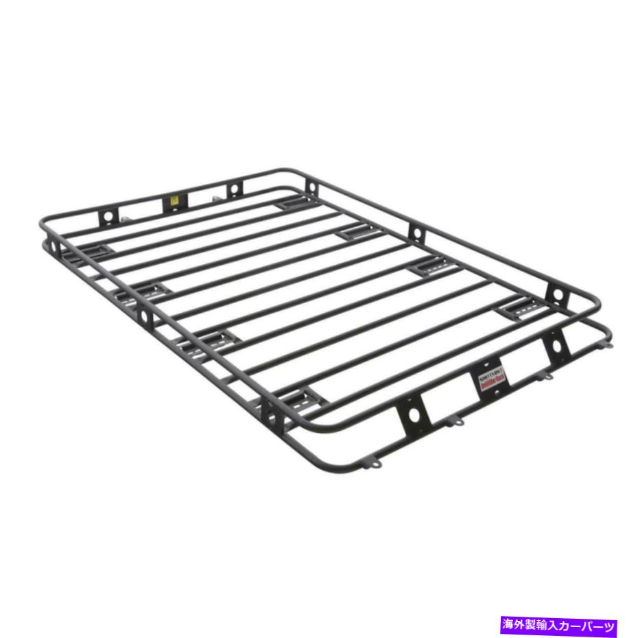 ルーフキャリア ディフェンダールーフラックスチール4.5 x 6.5 x 4in側面ワンピース溶接smittybilt Defender Roof Rack Steel 4.5 X 6.5 X 4In Sides One Piece Welded Smittybilt【並行輸入品】