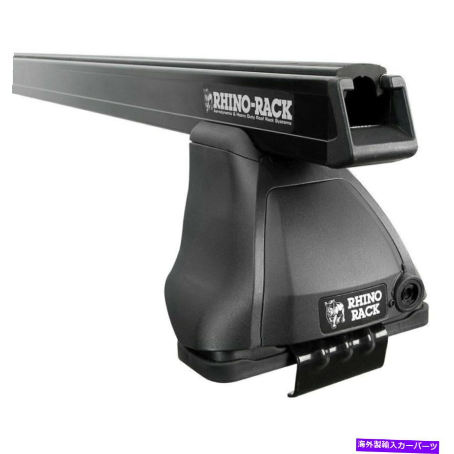 ルーフキャリア スバルWRX 12-14サイロラックJA4549ヘビーデューティ2500ブラックルーフラックシステム For Subaru WRX 12-14 Rhino-Rack JA4549 Heavy Duty 2500 Black Roof Rack System【並行輸入品】