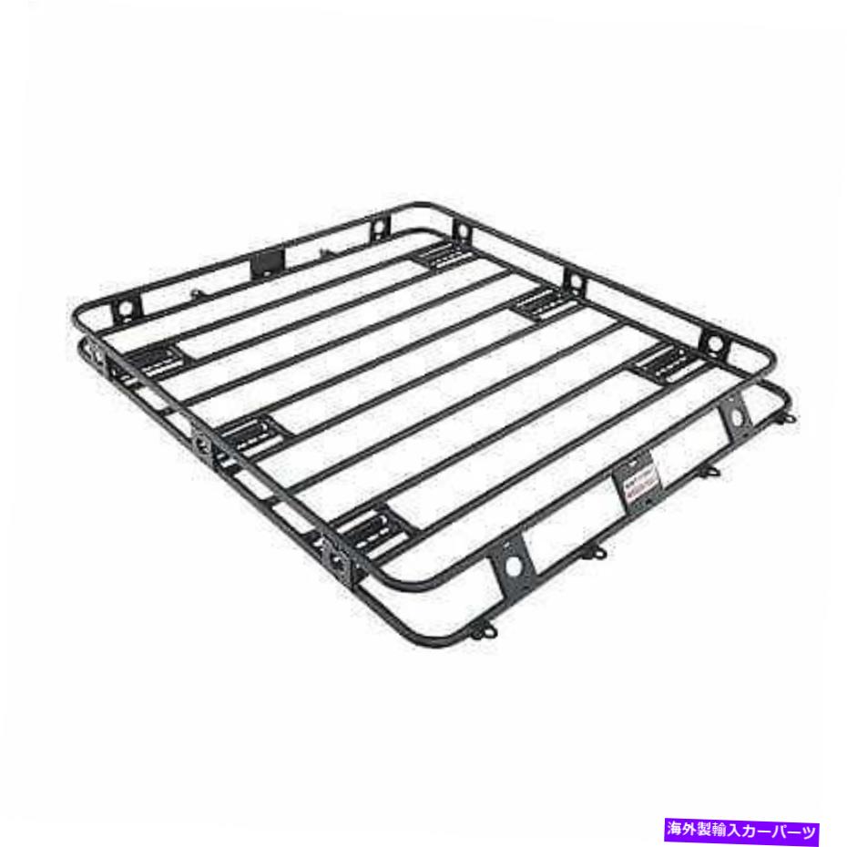 ルーフキャリア Smittybiltのディフェンダーラック溶接ワンピースルーフラック45504 Smittybilt Defender Rack Welded One Piece Roof Rack 45504【並行輸入品】