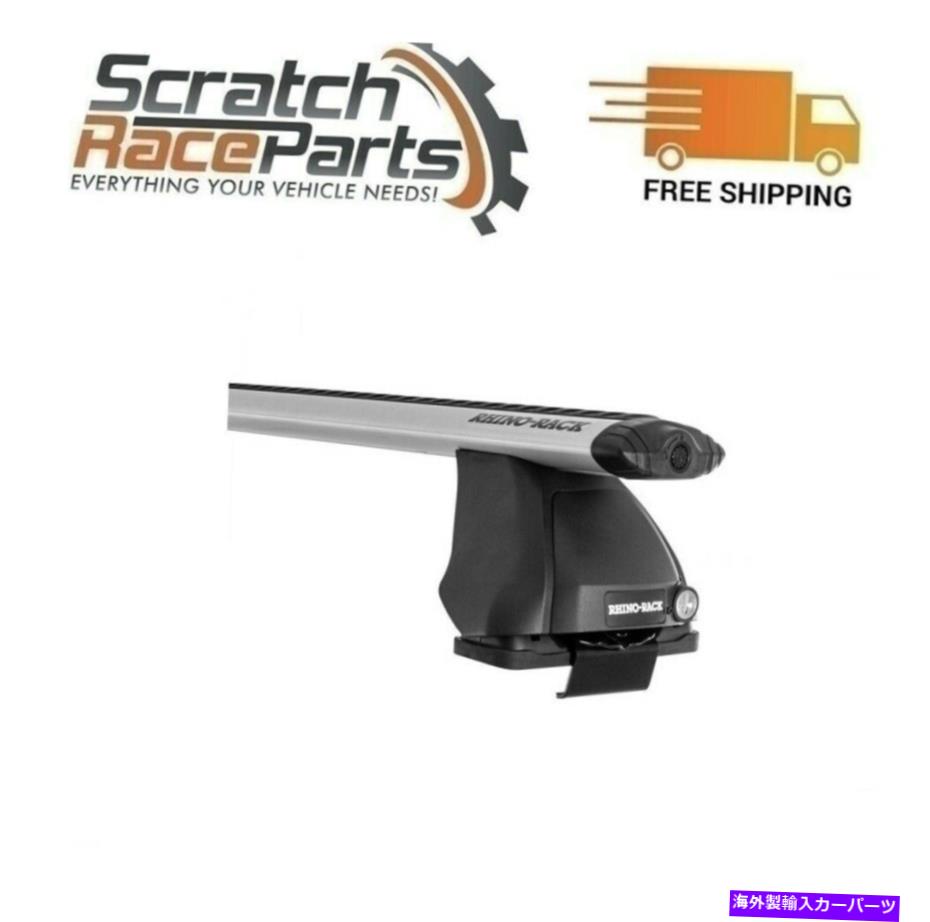 ルーフキャリア Rhino Rack Vortex Silver 2 Lincoln、Ford、Mitsubishi 07-15 JA3260用のバールーフラック Rhino Rack Vortex Silver 2 Bar RoofRack For Lincoln,Ford,Mitsubishi 07-15 JA3260【並行輸入品】｜Us Custom Parts Shop USDM