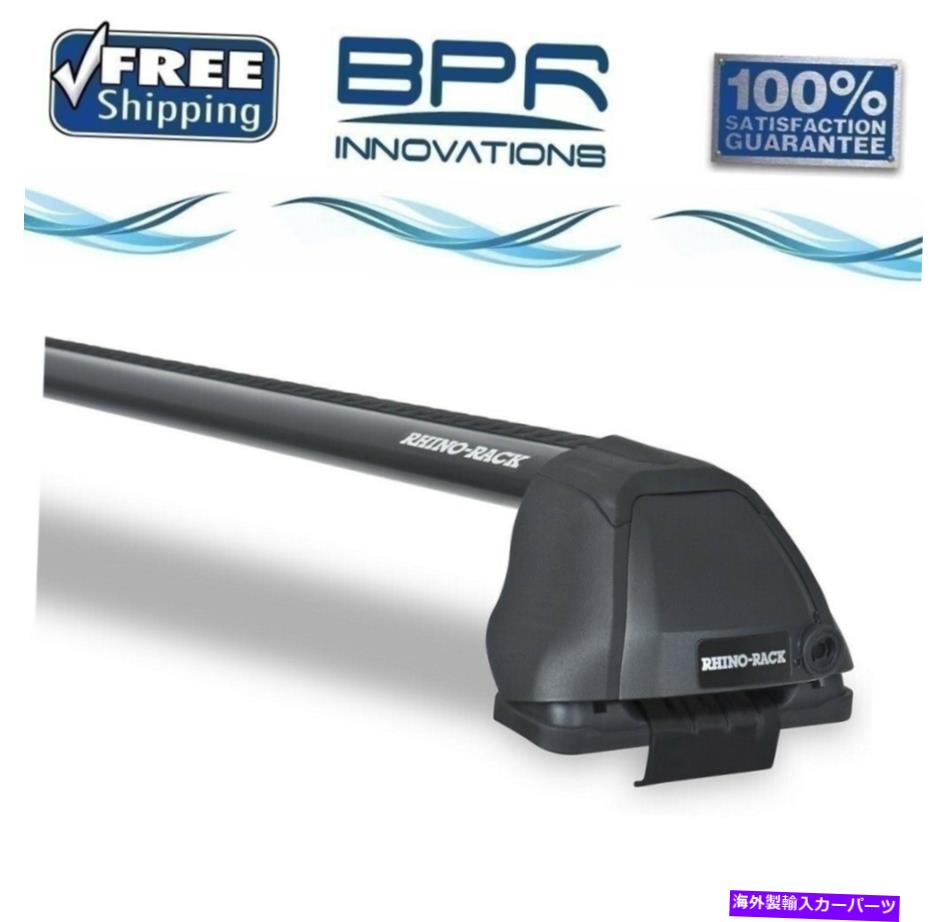 ルーフキャリア Rhino Rack Vortex 2500 rsブラック2キャニオン/コロラド向けのバールーフラック04-12 RS438B Rhino Rack Vortex 2500 RS Black 2 Bar Roof Rack For Canyon/Colorado 04-12 RS438B【並行輸入品】