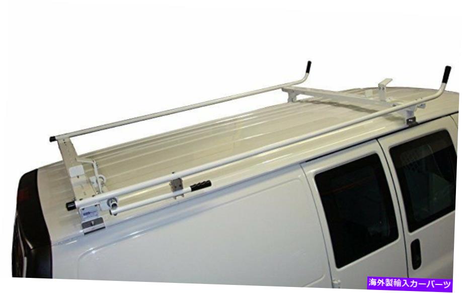 ルーフキャリア アルミニウムバンラダーラック-Ford Econoline、シングルロックダウン1996-2014。 Aluminum Van Ladder Rack - Ford Econoline, Single Lock down 1996-2014.【並行輸入品】