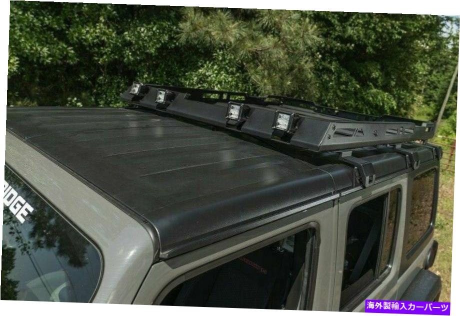 ルーフキャリア バスケット付きの頑丈なリッジルーフラック18-20ジープラングラーJL 4DRハードトップ Rugged Ridge Roof Rack With Basket Fits 18-20 Jeep Wrangler JL 4Dr Hardtops【並行輸入品】