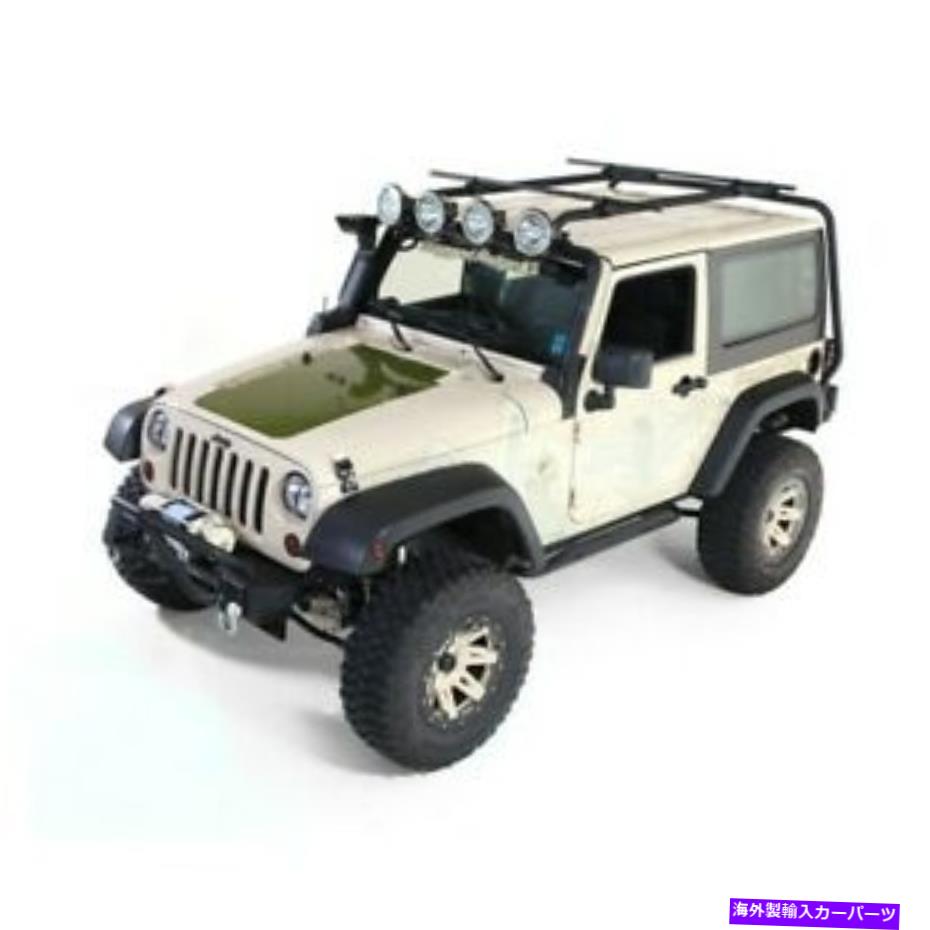 ルーフキャリア 07-18のためのオミクス・アダ・ラグ・リッジ・シェルパ・ルーフラック Omix-ADA Rugged Ridge Sherpa Roof Rack For 07-18 Jeep Wrangler JK 2 Door【並行輸入品】