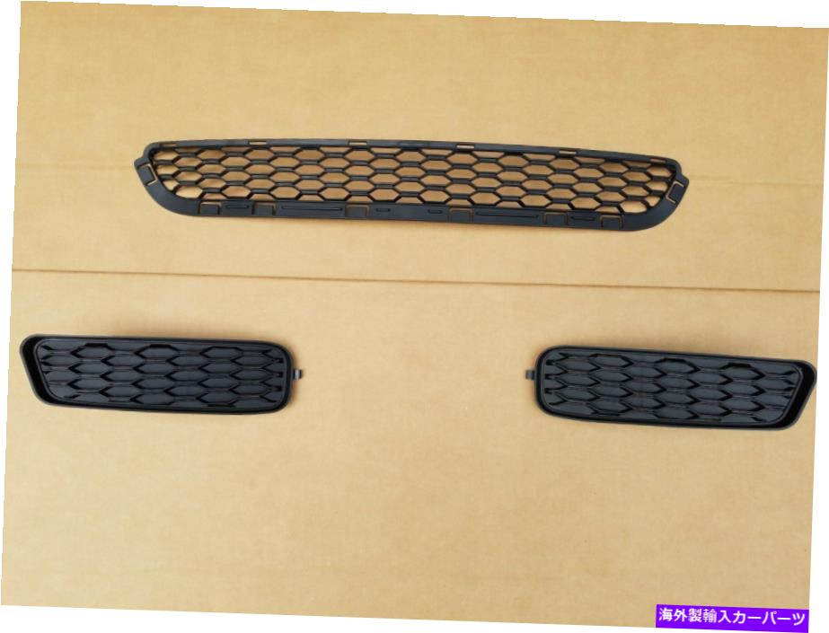 フォグライト 3PCセット2011-2014 Dodge Avenger Front Bumper Lower Grille W FoglightBezelNew 3PC Set 2011-2014 DODGE AVENGER Front Bumper Lower Grille w Fog Light Bezel NEW【並行輸入品】
