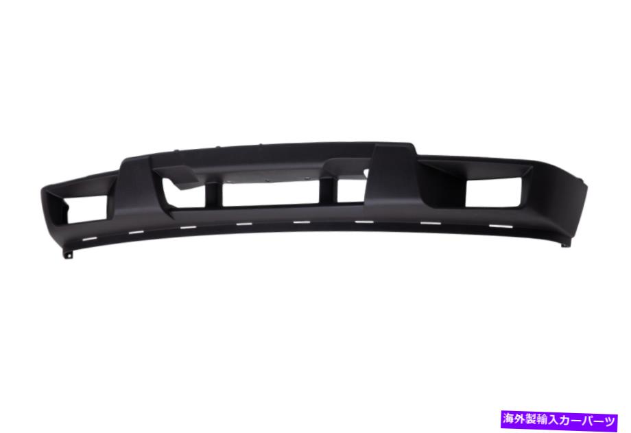 フォグライト 2004-2012シボレーコロラドのフォグライトホール付きの黒いバンパーカバーフロント Black Bumper Cover Front with Fog Light Holes for 2004-2012 Chevrolet Colorado【並行輸入品】