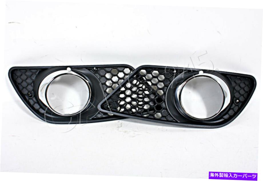 フォグライト 本物のメルセデスCクラスW204 2008-2010フロントバンパーフォグライトグリルペア GENUINE MERCEDES C-Class W204 2008-2010 Front Bumper Fog Light Grills PAIR【並行輸入品】