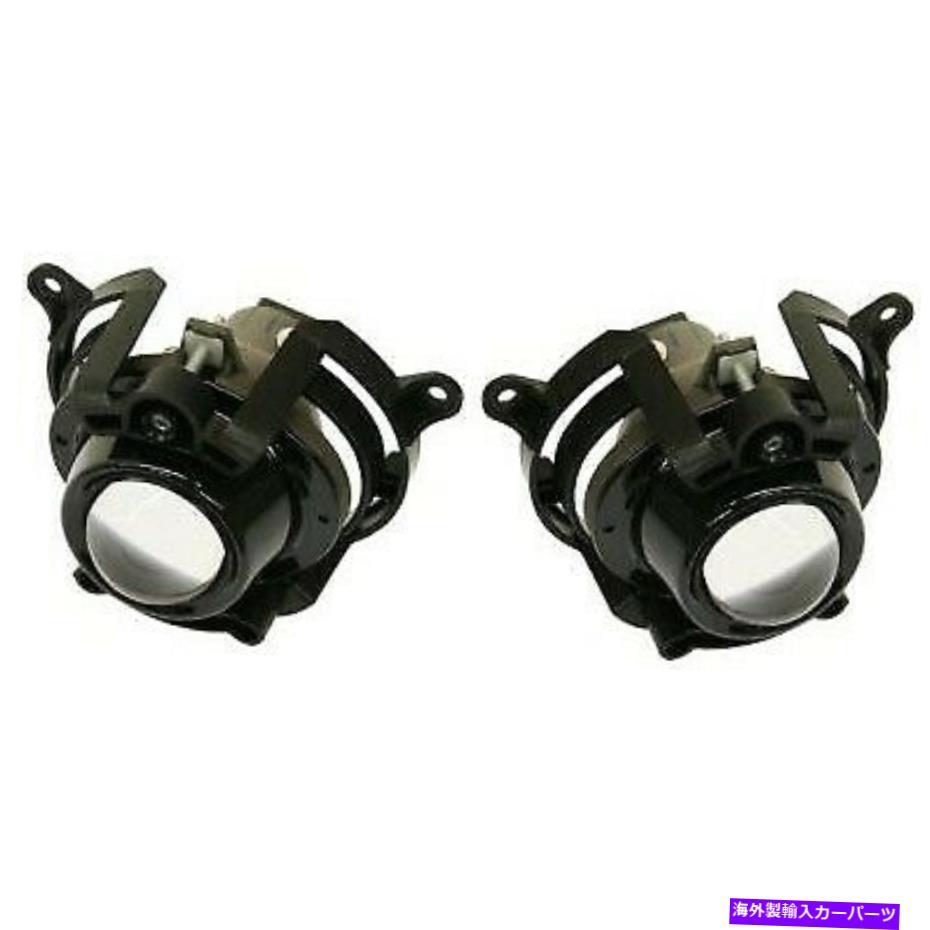 フォグライト 2008-12シボレーマリブLH＆RH W/電球の2つのクリアレンズフォグライトのセット Set of 2 Clear Lens Fog Light For 2008-12 Chevrolet Malibu LH & RH w/ Bulbs【並行輸入品】