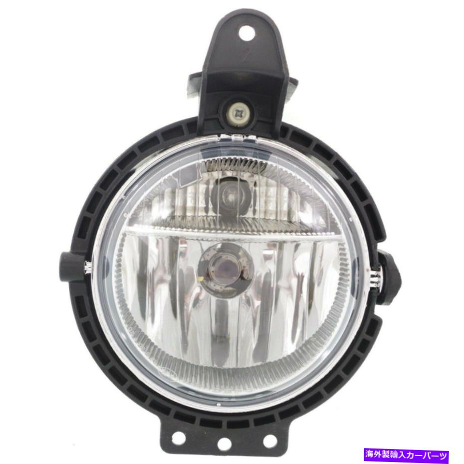 フォグライト 2007 - 15年のミニクーパーLHまたはRHプラスチックレンズ付きのクリアレンズフォグライト Clear Lens Fog Light For 2007-15 Mini Cooper LH or RH Plastic Lens w/ Bulb【並行輸入品】