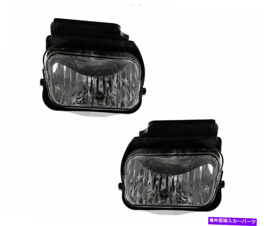 フォグライト 04-06シルバラード1500フロント2007シルバラード2500 HDクラシックの新しいフォグライトセット New Fog Light Set For 04-06 Silverado 1500 Front 2007 Silverado 2500 HD Classic【並行輸入品】