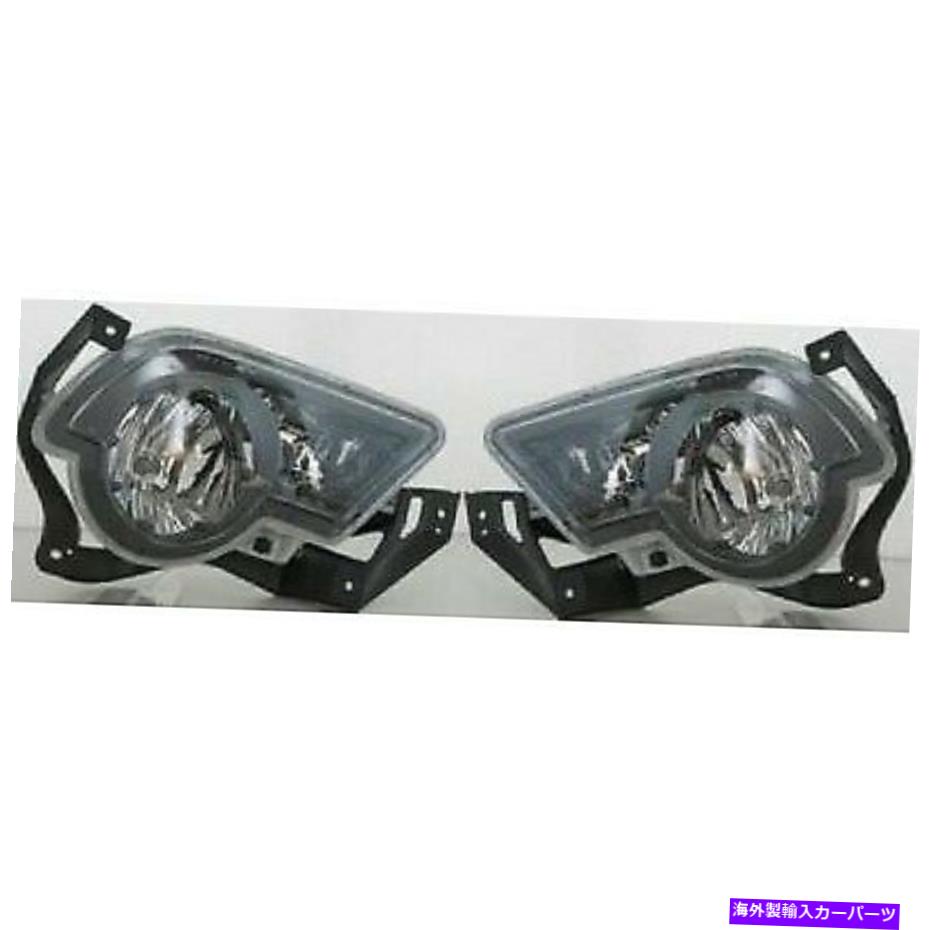 フォグライト 02-06雪崩ピックアップトラック用にセットされた左駆動ライトランプ左と右ペア Fog Driving Lights Lamps Left & Right Pair Set for 02-06 Avalanche Pickup Truck【並行輸入品】