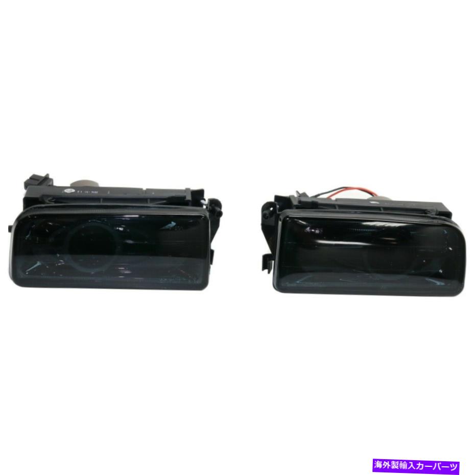 フォグライト 2つのシリーズ318パフォーマンスのための2つのフロント左と右のペアフォグライトランプセット Pair Fog Lights Lamps Set of 2 Front Left-and-Right for 3 Series 318 Performance【並行輸入品】