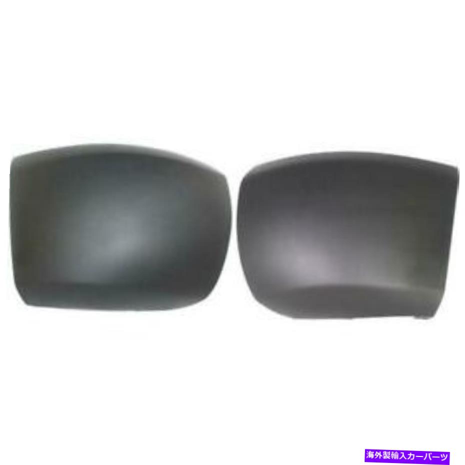フォグライト シボレーシルバードの2つのブラックLH＆RHバンパーエンドの新しいセット1500 2007-2013 New Set of 2 Black LH & RH Bumper End for Chevrolet Silverado 1500 2007-2013【並行輸入品】