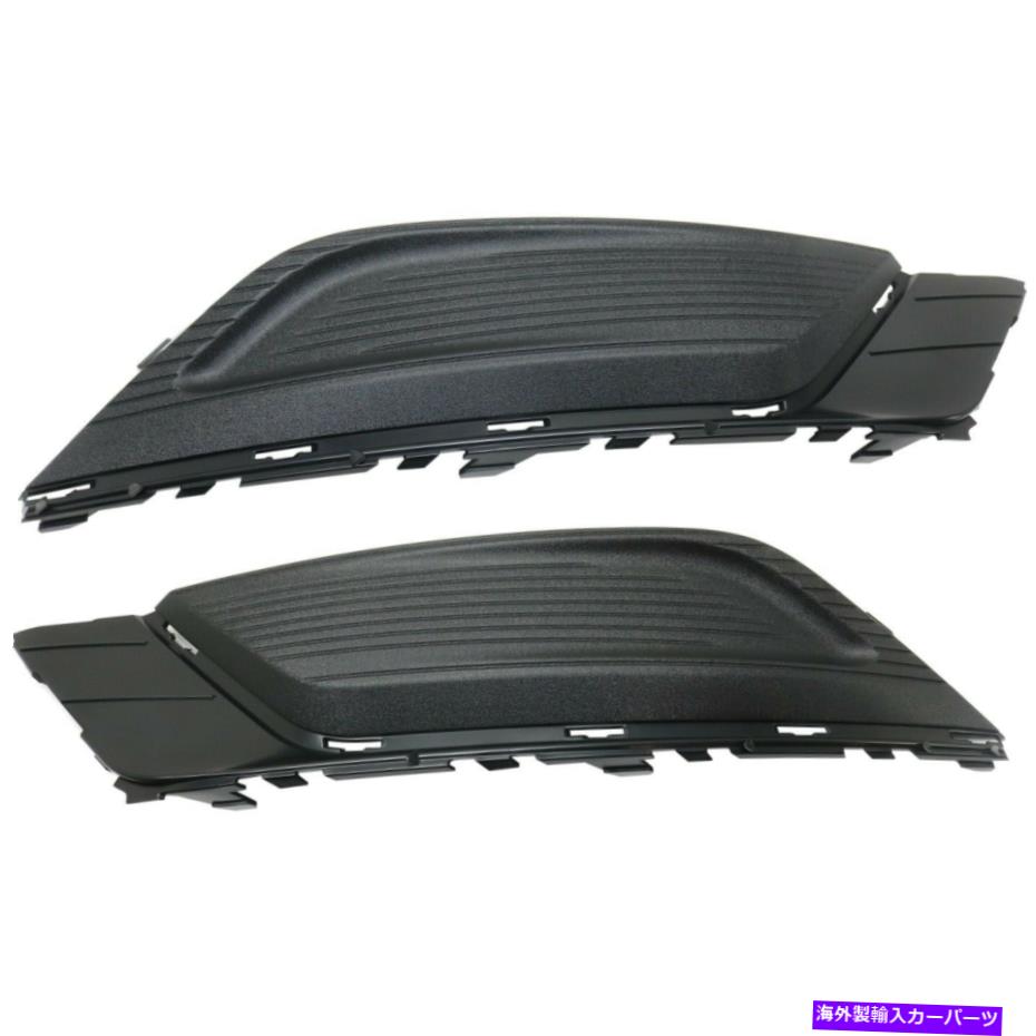 フォグライト 2つのフォグライトの新しいセットカバードライバーと乗客側FO1038166、FO1039166ペア New Set of 2 Fog Light Covers Driver & Passenger Side FO1038166, FO1039166 Pair【並行輸入品】