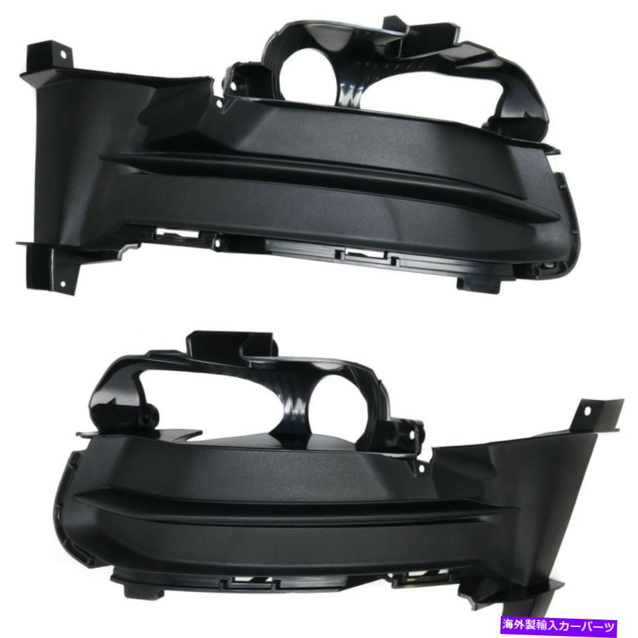 フォグライト 2つのフォグライトの新しいセットカバードライバーと乗客側FO1039153 FO1038153ペア New Set of 2 Fog Light Covers Driver & Passenger Side FO1039153 FO1038153 Pair【並行輸入品】