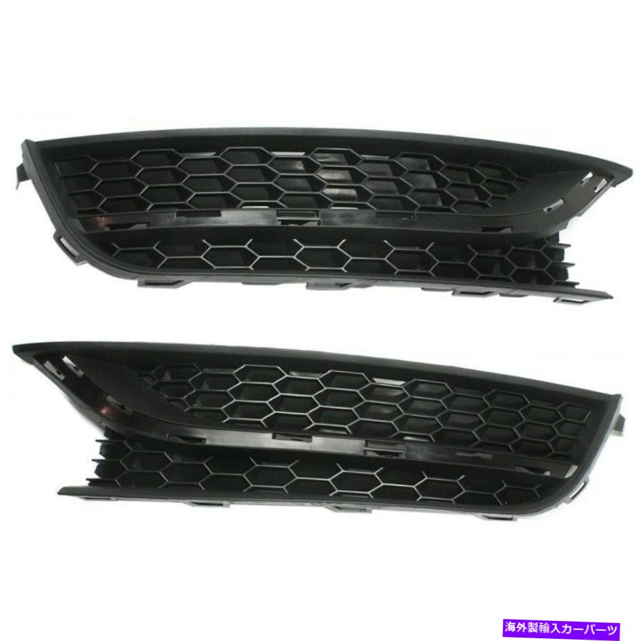 フォグライト フォグライトランプカバーキャップブラックlh rh rh rh set of2ペアの12-15 VWパッサットnew Fog Light Lamp Cover Cap Black LH RH Set of 2 Pair for 12-15 VW Passat New【並行輸入品】