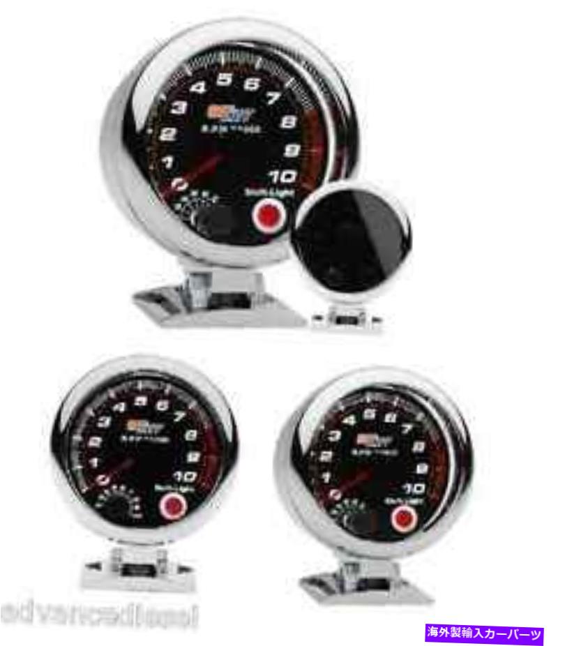 タコメーター Glowshift Tinted Series 3 3/4 \