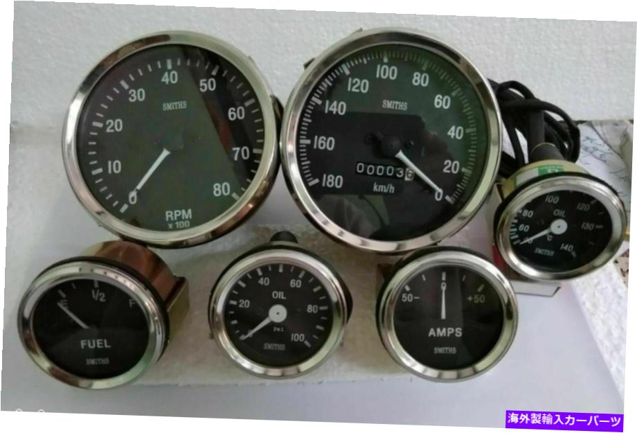 タコメーター Smiths-52mm-Kit-oil temp-fuel-amp-gauge-speedemer kmph -tachomer-replica Smiths-52mm-Kit-Oil Temp-Fuel-Amp-Gauge-Speedometer kmph -Tachometer-Replica【並行輸入品】