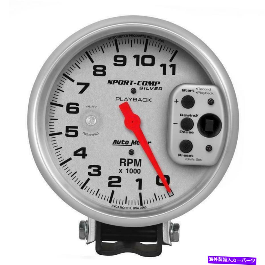 タコメーター 自動車3965タコメーターゲージゲージ、タコメーター、5 "、11k rpm、ペデスタルw/ rp AutoMeter 3965 Tachometer Gauge GAUGE, TACHOMETER, 5" , 11K RPM, PEDESTAL W/ RP【並行輸入品】|Us Custom Parts Shop USDM