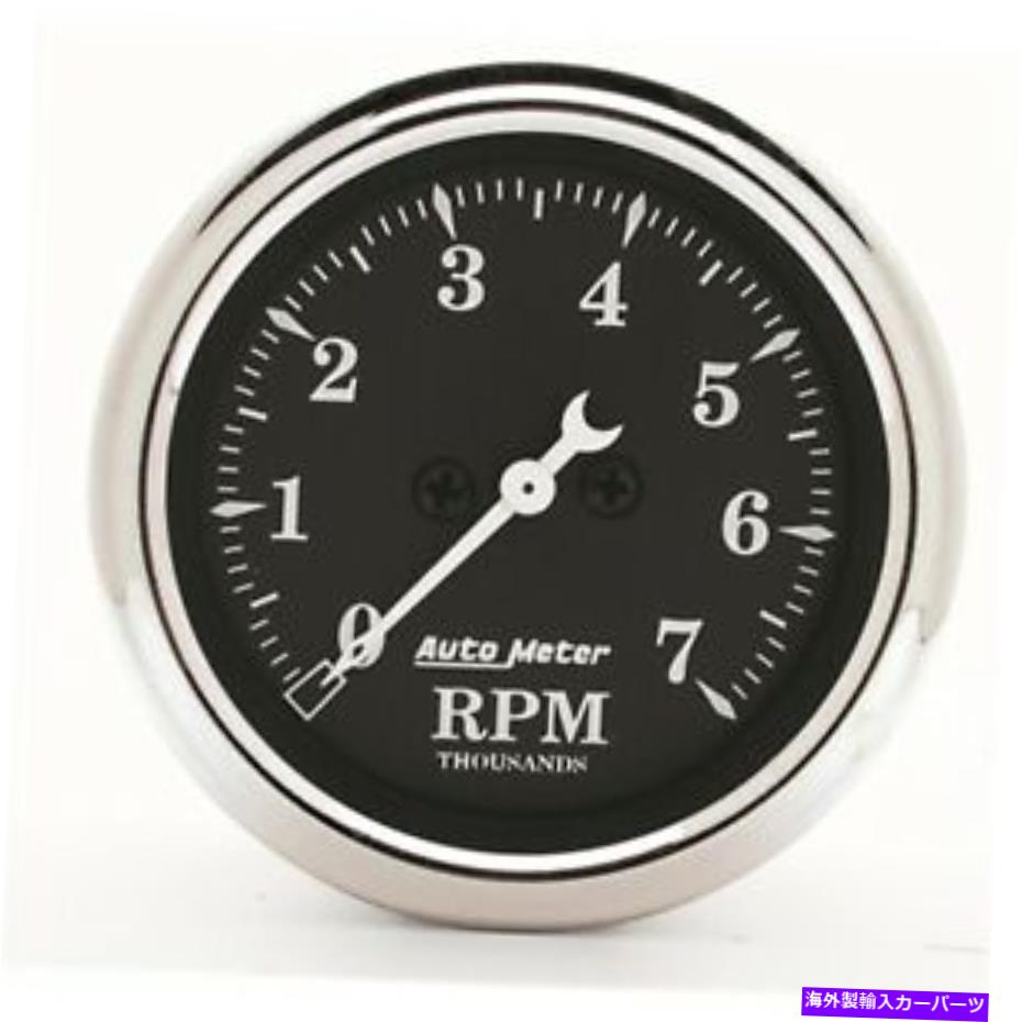 タコメーター 自動車1797古いタイムブラック電気タコメーター AutoMeter 1797 Old Tyme Black Electric Tachometer【並行輸入品】