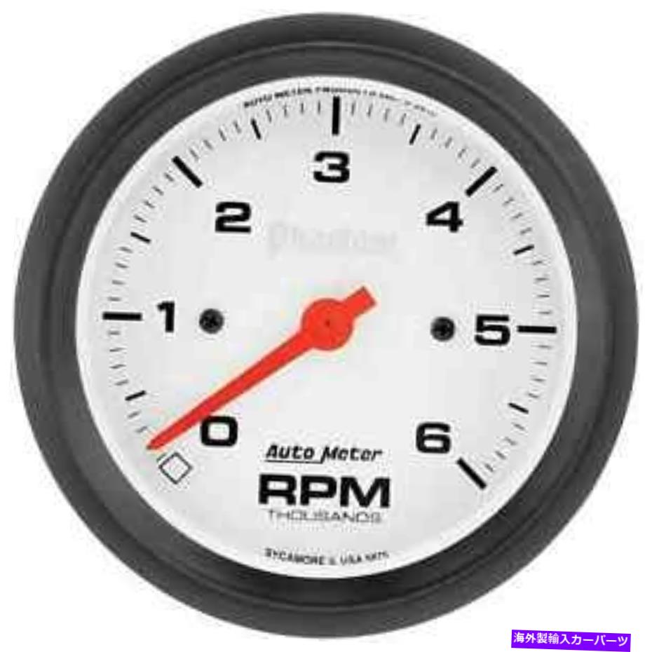 タコメーター オートメーター5875ファントムインダッシュタコメーター3-3/8電気（エアコア）6 000 rpm Auto Meter 5875 Phantom In-Dash Tachometer 3-3/8 Electrical (Air Core) 6 000 RPM【並行輸入品】