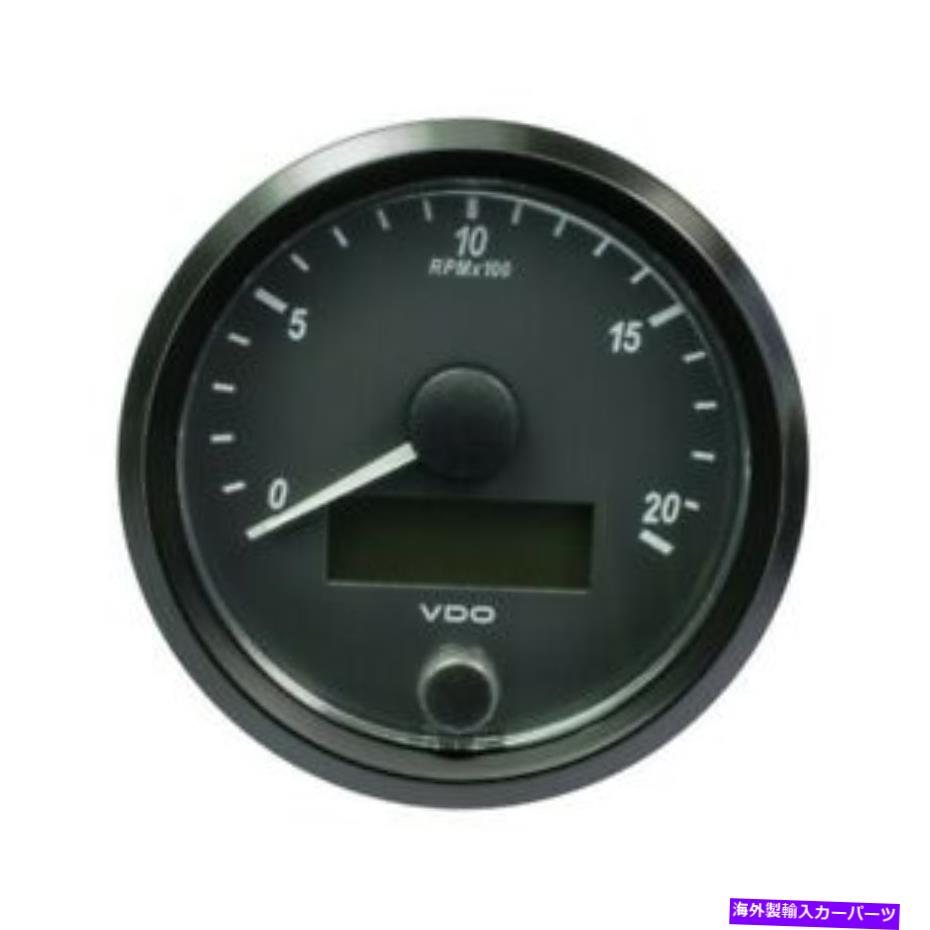 タコメーター VDOシングルビウタコメーターゲージ2.000 rpmブラック80mm-3 1/8 'A2C3832960010 10 PCS VDO SingleViu Tachometer Gauge 2.000 RPM Black 80mm-3 1/8' A2C3832960010 10 pcs【並行輸入品】
