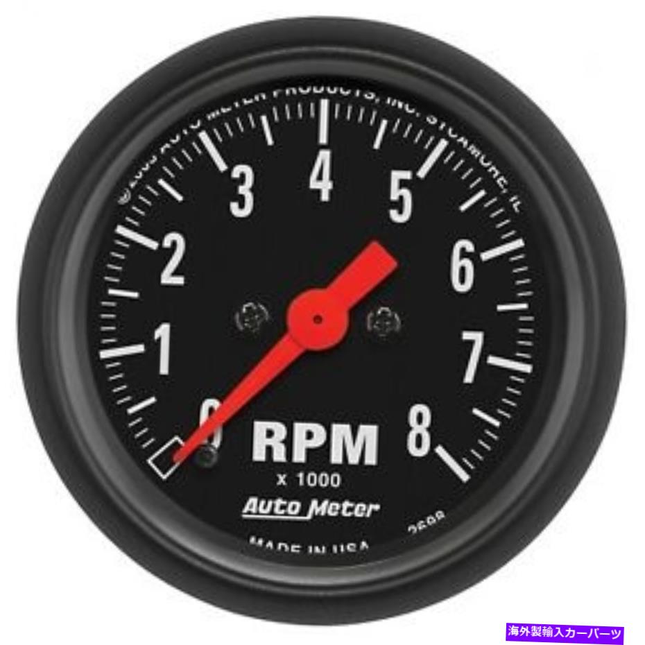 タコメーター Autometer 2698 Zシリーズインダッシュ電気タコメーター AutoMeter 2698 Z-Series In-Dash Electric Tachometer【並行輸入品】