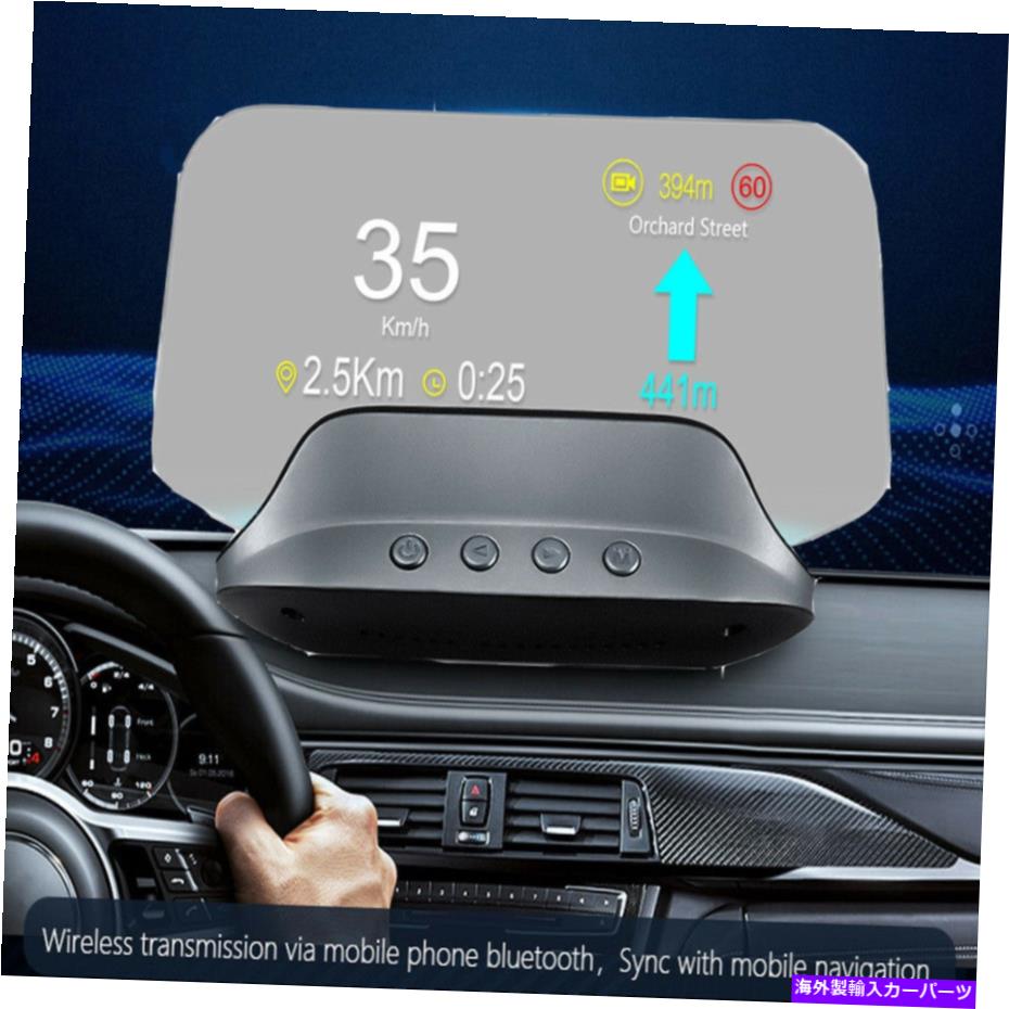 タコメーター ヘッドアップディスプレイGPS LED COLOR HUD C3 Speed Warning Speedemer-を備えたOBD2 Head-Up Display OBD2 with GPS LED Color HUD C3 Speed Warning Speedometer-【並行輸入品】