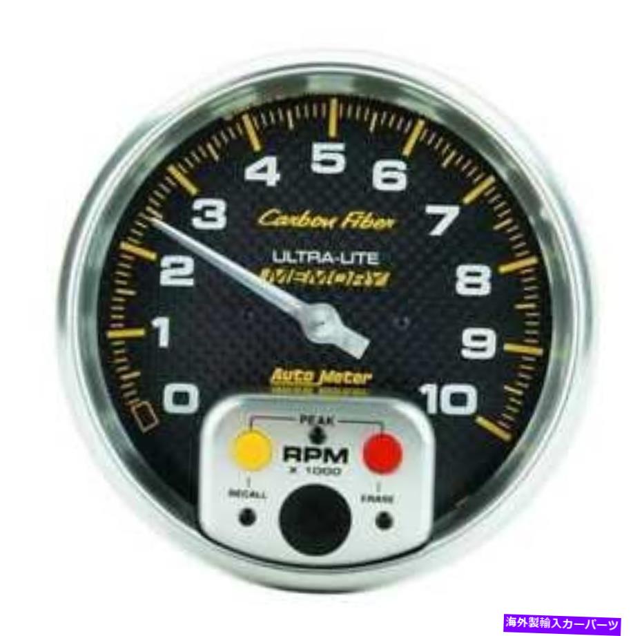タコメーター Aut4894 Autometer 4894カーボンファイバータコメーター、5 \