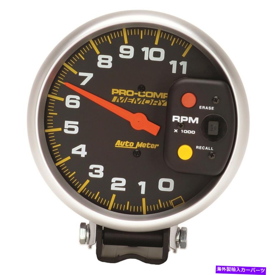 タコメーター Autometer 6811 Pro-Compメモリタコメーター Autometer 6811 Pro-Comp Memory Tachometer【並行輸入品】