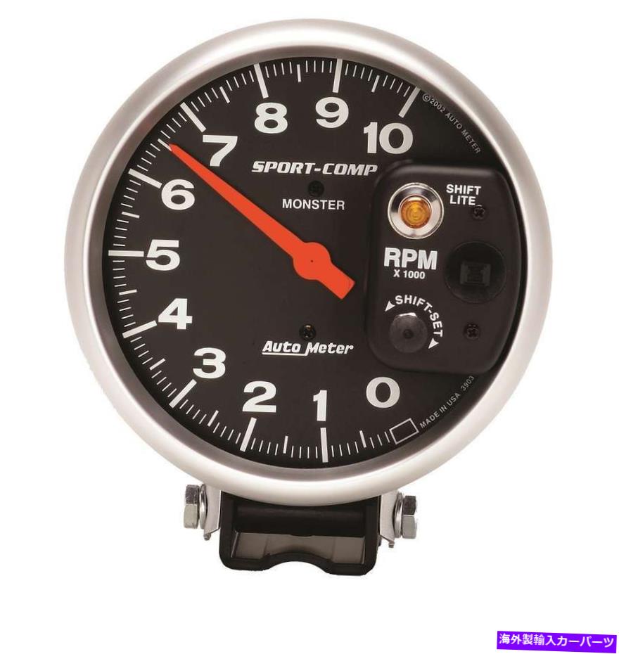 タコメーター 自動車メーター＃3903 10000スポーツコンプシフトライト AUTO METER #3903 10000 Sport-Comp Shift-Lite【並行輸入品】
