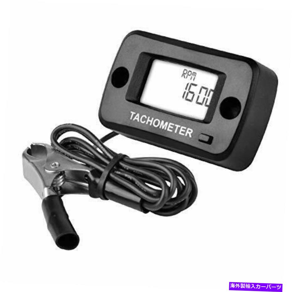 タコメーター Jayron LCDデジタルガソリン誘導タコメーター時間計ゲージ防水... Jayron LCD Digital Gasoline Inductive Tachometer Hour Meter Gauge Waterproof ...【並行輸入品】