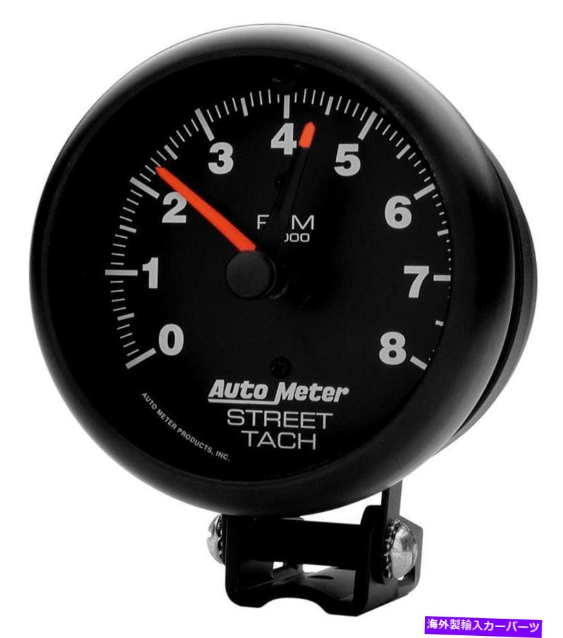タコメーター オートメーター＃2894 8000 rpmブラックタック AUTO METER #2894 8000 Rpm Black Tach【並行輸入品】