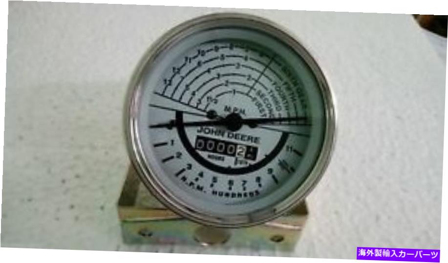 タコメーター ジョンディア50-60トラクター6速度のホワイトフェイスアンチクロックワイズタコメーター White Face Anti Clock wise Tachometer for John Deere 50 - 60 Tractor 6 speed【並行輸入品】