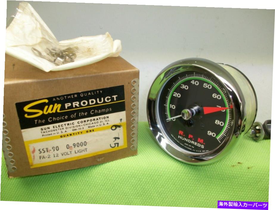 タコメーター Nos Sun SST-90 9K Tachタコメーター素敵！ NOS SUN SST-90 9K Tach Tachometer Nice!【並行輸入品】｜Us Custom Parts Shop USDM