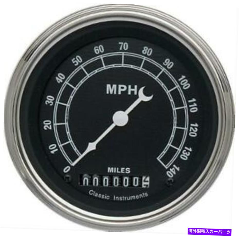 タコメーター Classic Instruments TR55SLF -Classic Instruments従来のシリーズスピードメーター Classic Instruments TR55SLF - Classic Instruments Traditional Series Speedometer【並行輸入品】