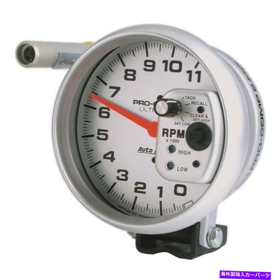 タコメーター 自動車6858ウルトラライトエアコアペデスタルタック、11k rpm、5インチ AutoMeter 6858 Ultra-Lite Air-Core Pedestal Tach, 11k RPM, 5 Inch【並行輸入品】