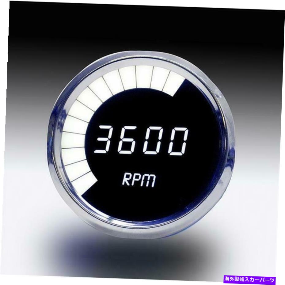 タコメーター Intellitronix MS9001W LEDデジタル/バータコメーター、ホワイト Intellitronix MS9001W LED Digital/Bar Tachometer, White【並行輸入品】