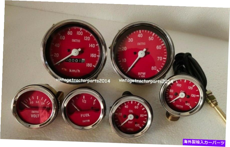 タコメーター Smiths Replica 52mm Kit- Temp Oil + Oil + Fuel + Volt + Speedo + Tachomer 85 mm Smiths Replica 52mm Kit- Temp oil + Oil + Fuel + volt+ Speedo+ Tachometer 85 mm【並行輸入品】