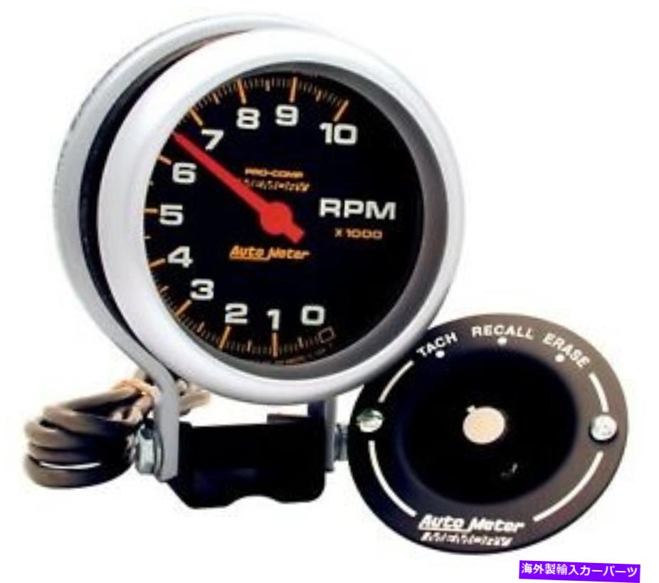 タコメーター Pro-comp 3-3/4inサイズ0-10000 rpm台座メモリタコメーター6601の自動車メーター Auto Meter For Pro-Comp 3-3/4in Size 0-10000 Rpm Pedestal Memory Tachometer 6601【並行輸入品】