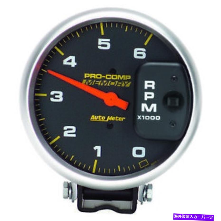 タコメーター Autometer 6806 Pro-Comm Tachometerゲージ6000RPM Autometer 6806 Pro-Comp Tachometer Gauge 6000RPM【並行輸入品】